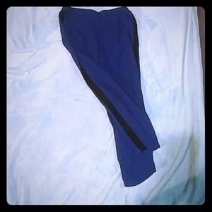 Royals blue jogger with black stripe